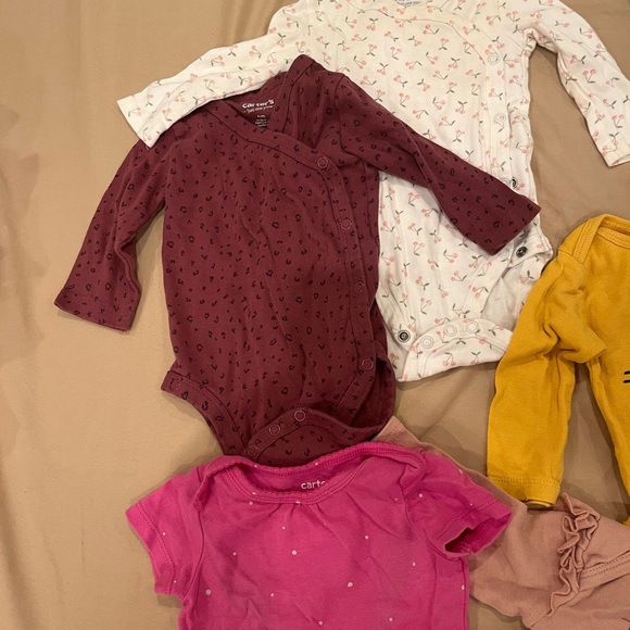 Carter's & others Colorful Bodysuit Bundle of 23. 3, mostly 3-6, 6, 9 month. - Picture 2 of 7